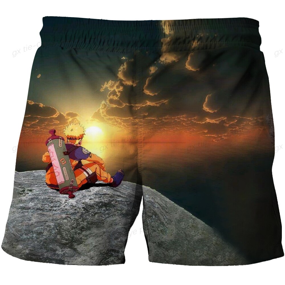 2023 Boys Bathing Suit Shorts Children s Swimming Trunks Summer Shorts Cartoon Naruto Cartoon Children s 6 - Anime Swim Trunks