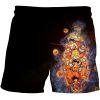 2023 New Dragon Ball Set Cosplay Clothing Pants Cartoon Goku Clothing Summer Beach Swimming Pants Boys - Anime Swim Trunks