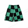 Anime Demon Slayer Shorts 3d Surfing Board Short Kids Beach Shorts Men Swimming Trunks Kamado Tanjirou 3 - Anime Swim Trunks