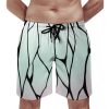 Giyu Tomioka Pattern Board Shorts Anime Cosplay Demon Slayer Kimetsu No Yaiba Men Pattern Board Short 4 - Anime Swim Trunks