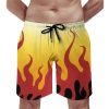 Giyu Tomioka Pattern Board Shorts Anime Cosplay Demon Slayer Kimetsu No Yaiba Men Pattern Board Short 7 - Anime Swim Trunks