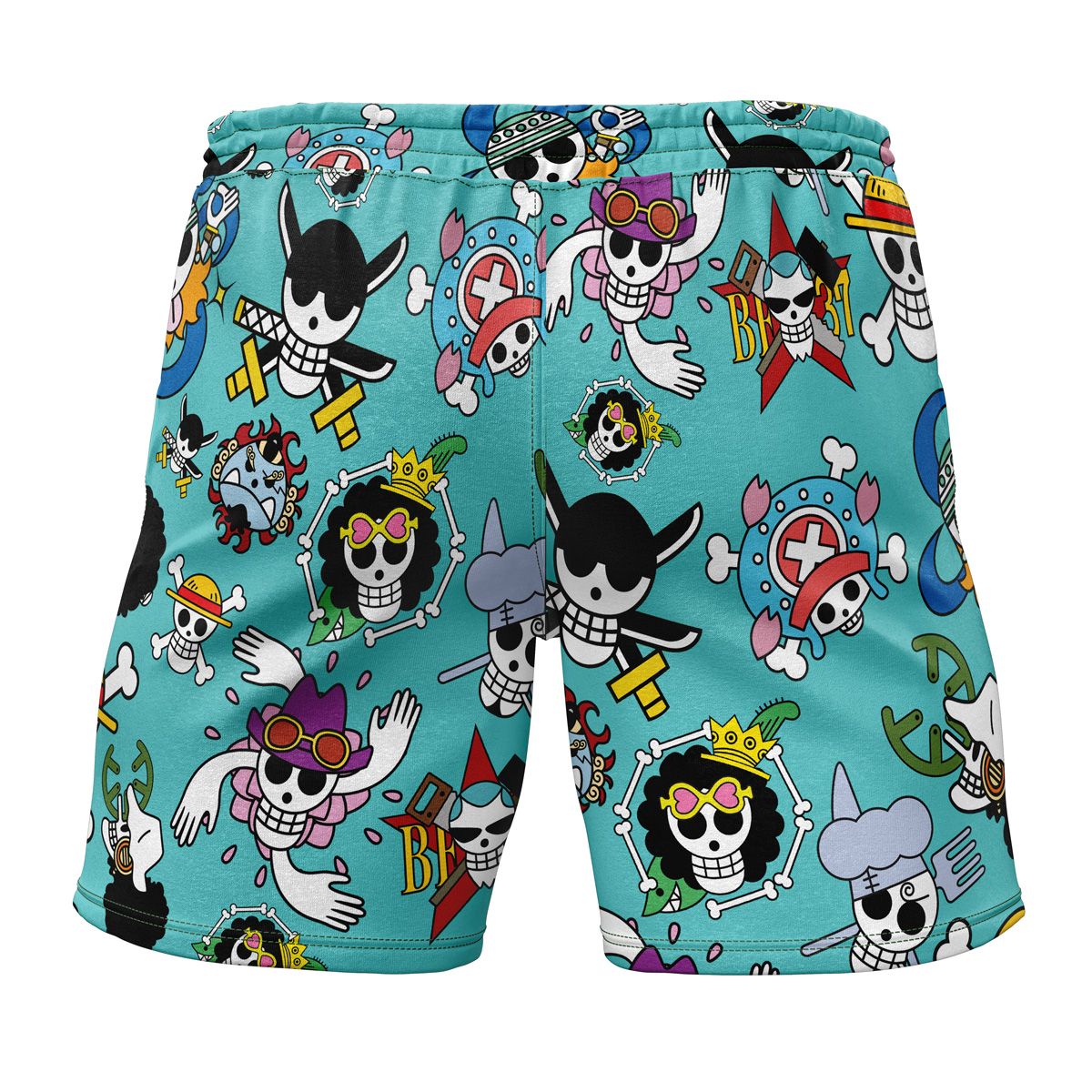 Gym Short back 17 - Anime Swim Trunks