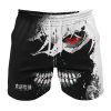 Ken Kaneki TG Gym Short FRONT Mockup - Anime Swim Trunks