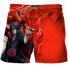 NARUTO Harajuku Style Shorts With Hood 2023 Kakashi Naruto Swimming Shorts Running Tank Top Men Cartoon 4 - Anime Swim Trunks