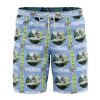 Nausicaa SG Hawaiian Shorts FRONT Mockup Knot - Anime Swim Trunks