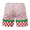 Nezuko Kamado DS Template Gym Short BACK Mockup - Anime Swim Trunks