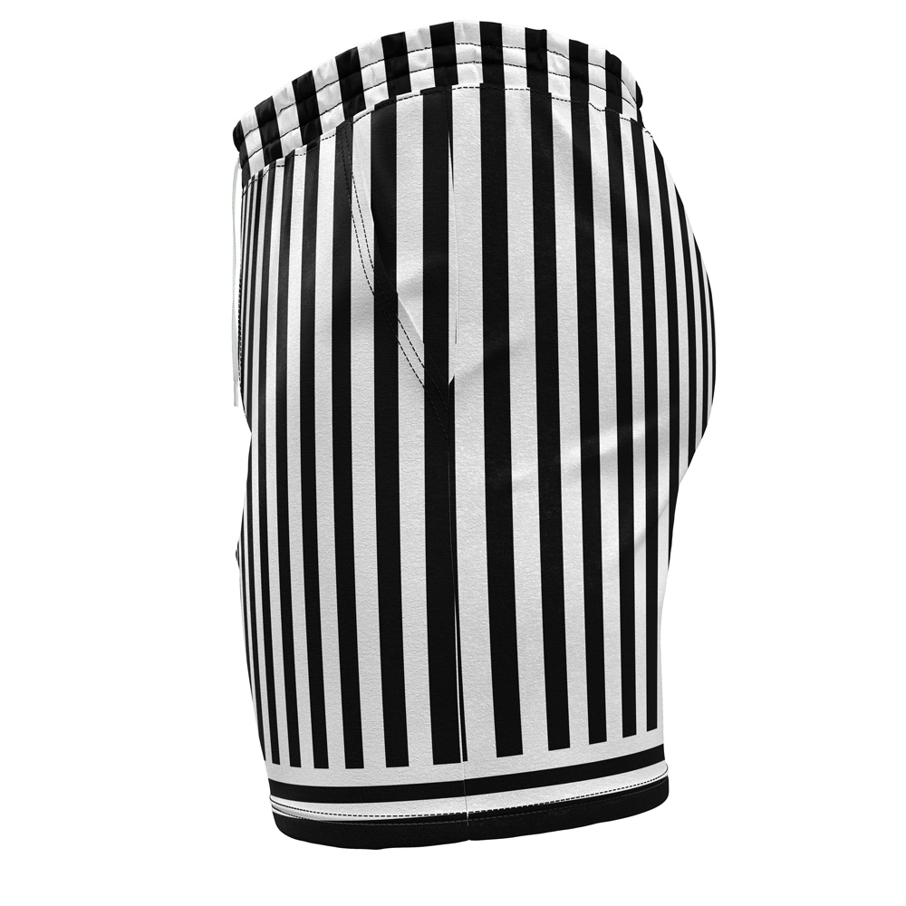 Obanai Iguro DS Template Gym Short L SIDE Mockup - Anime Swim Trunks