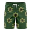 Zoros Wano Pattern OP Hawaiian Shorts FRONT Mockup Knot - Anime Swim Trunks