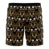 blackbulls Hawaiian Swim Trunks Board Shorts back - Anime Swim Trunks