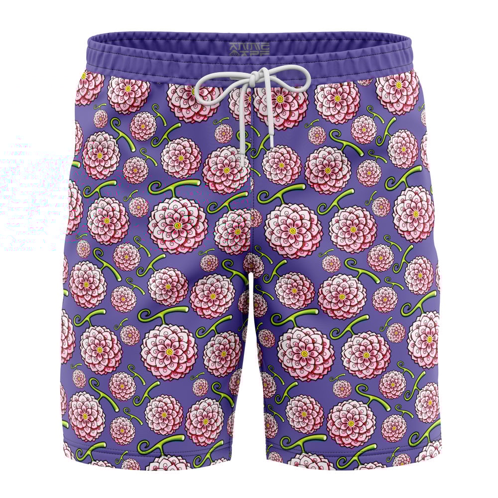 hanahana Hawaiian Swim Trunks Board Shorts Knot - Anime Swim Trunks