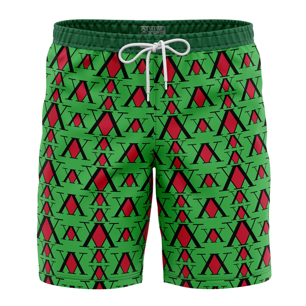 hunter Hawaiian Swim Trunks Board Shorts Knot - Anime Swim Trunks