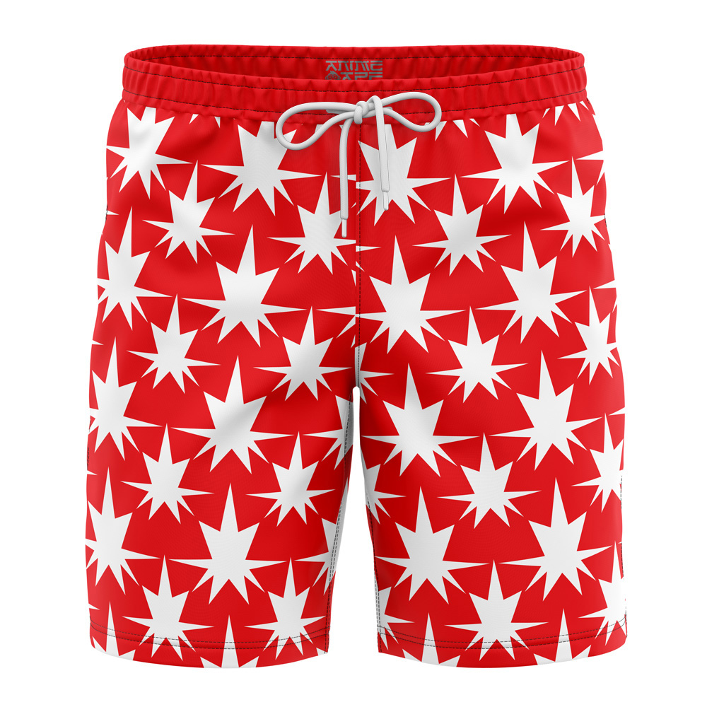 marley Hawaiian Swim Trunks Board Shorts Knot - Anime Swim Trunks