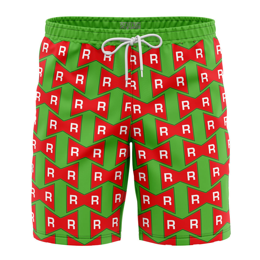 redribbon Hawaiian Swim Trunks Board Shorts Knot - Anime Swim Trunks