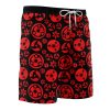 sharingan Hawaiian Swim Trunks Board Shorts side Knot - Anime Swim Trunks