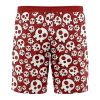 skull Hawaiian Swim Trunks Board Shorts back - Anime Swim Trunks