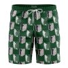 survey corps Hawaiian Swim Trunks Board Shorts Knot - Anime Swim Trunks