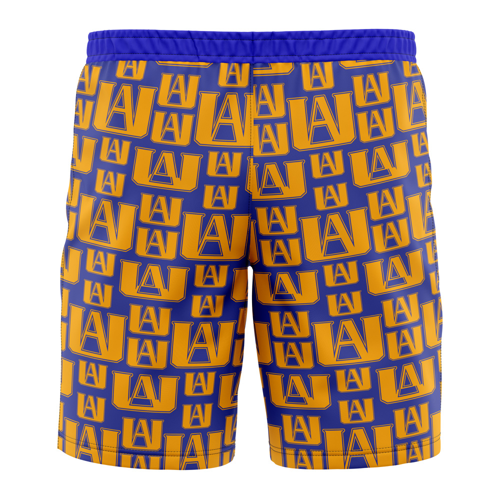 ua Hawaiian Swim Trunks Board Shorts back - Anime Swim Trunks