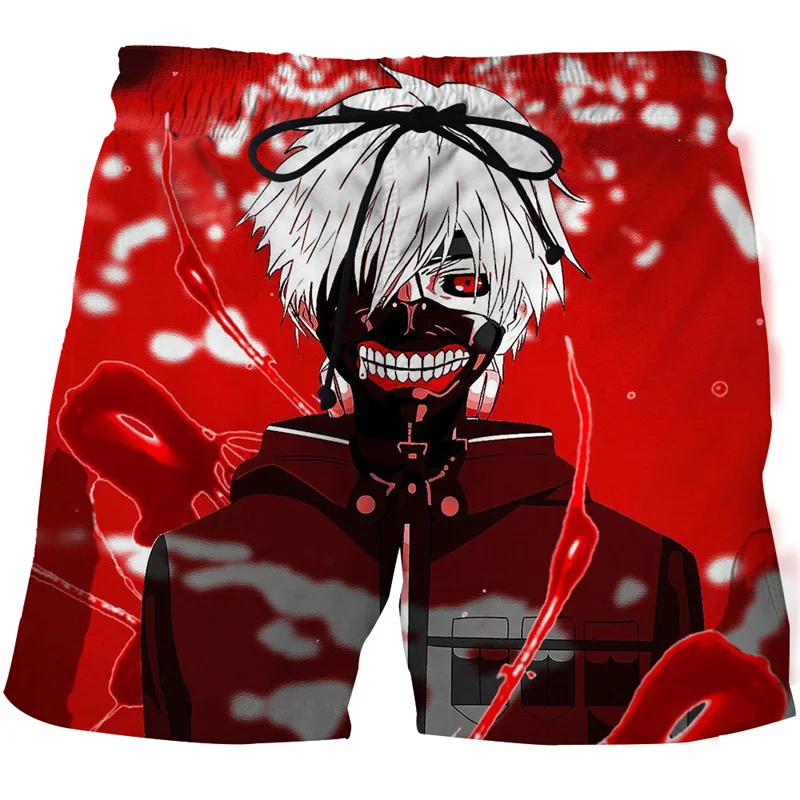 Hcea00de9c04c44ec96fb350b375df586K - Anime Swim Trunks